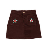 Cord Hot Brown 03-Skirt