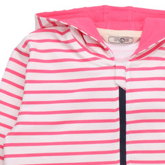 Pink stripes 12-Sweat Jacket