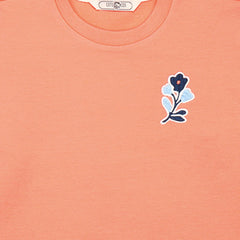 Blue Flowers-Sweatshirt