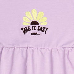 Yellow Flowers-Sleeveless Dress