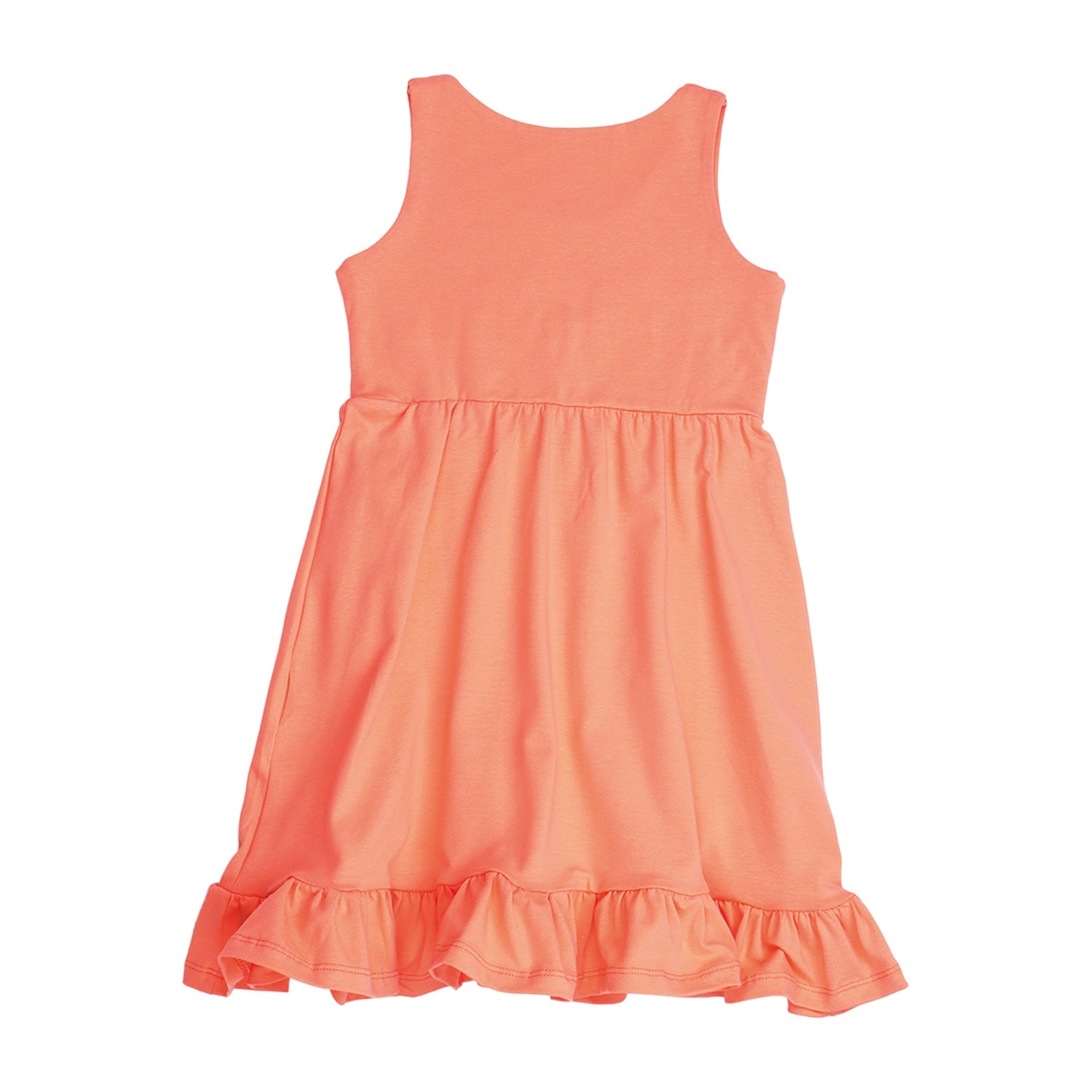 Blue Flowers-Sleeveless Dress