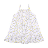 Yellow Flowers-Strap Dress