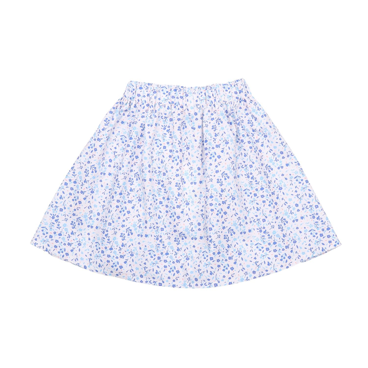 Blue Flowers-Skirt