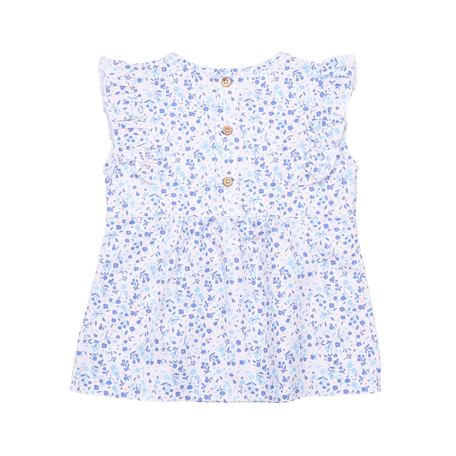 Blue Flowers-Blouse