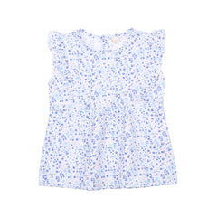 Blue Flowers-Blouse