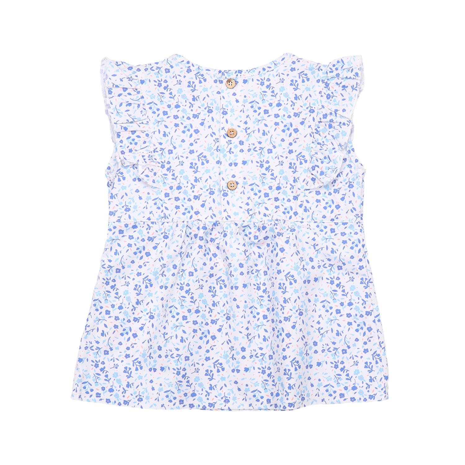 Blue Flowers-Blouse