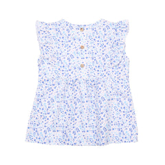Blue Flowers-Blouse