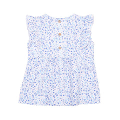 Blue Flowers-Blouse