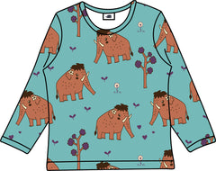 Camisa de manga comprida confeccionada em algodão (orgânico)