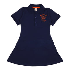 Blue Depths-Polo Dress