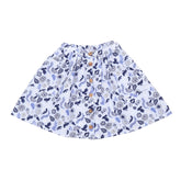 Blue Birds and Flowers-Skirt