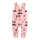 Pamuklu kolsuz tulum (organik)