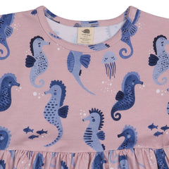 Blue Seahorses-Dress