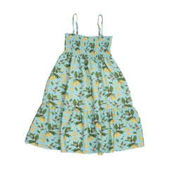 Citrus Bloom-Strap Dress