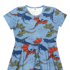 Кольорові дракони - плаття для ковзаняр