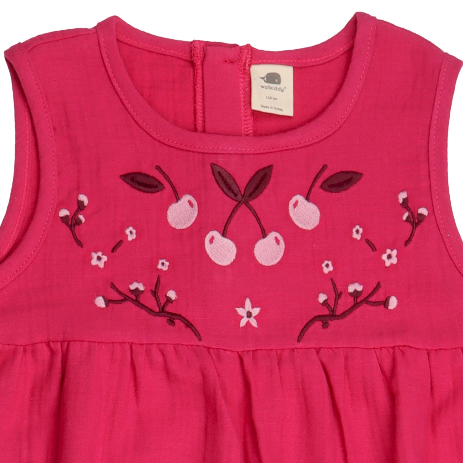 Carmine-Sleeveless Dress