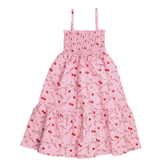Cherries and Blossoms Strap Dress