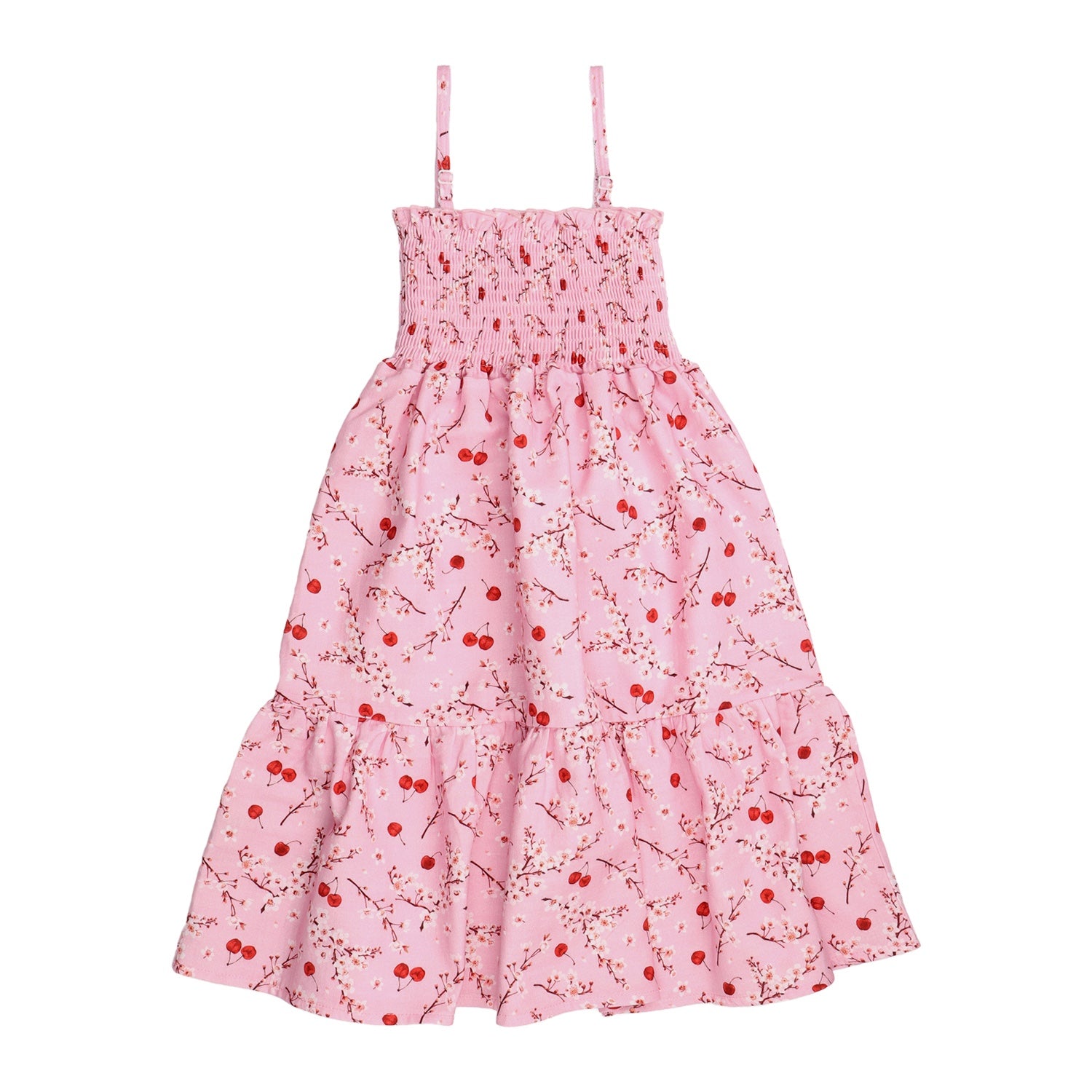 Cherries and Blossoms-Strap Dress