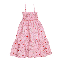 Cherries and Blossoms Strap Dress