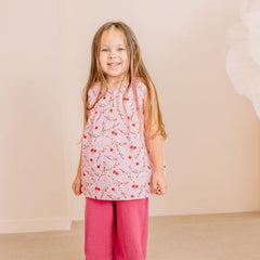 Cherries and Blossoms blouse top
