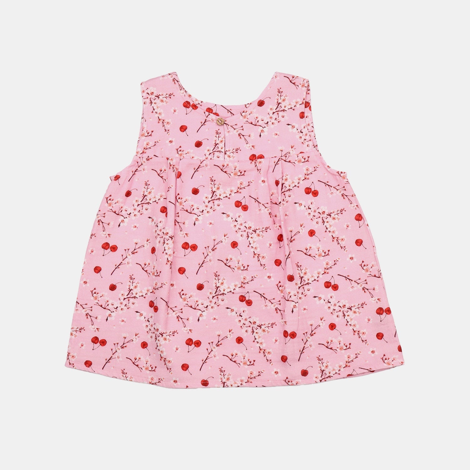 Cherries and Blossoms-Blouse Top