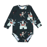 Pamuktan yapılmış uzun kollu body (organik)