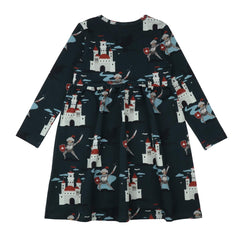 Abito a maniche lunghe in cotone (biologico)