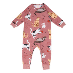 Pamuklu bebek tulumu (organik)