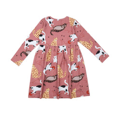 Langarm Kleid aus Baumwolle (Bio)