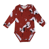 Pamuktan yapılmış uzun kollu body (organik)