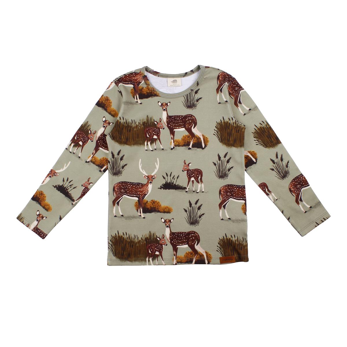 Langarm Shirt aus Baumwolle (Bio)