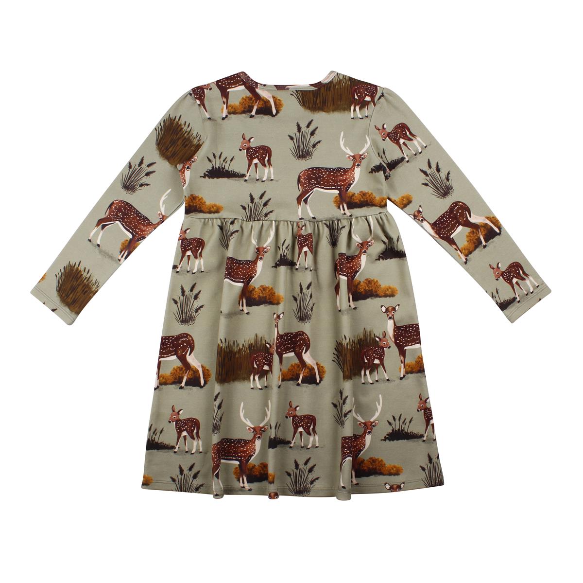 Langarm Kleid aus Baumwolle (Bio)