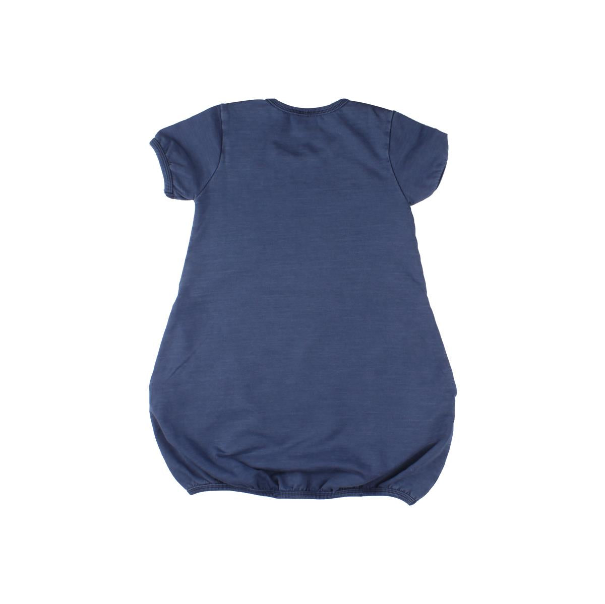 Kurzarm Kleid aus Jeans (baumwolle bio)
