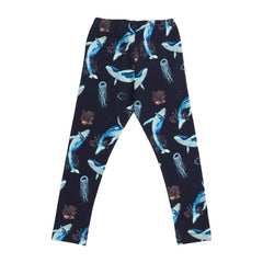 The Dancing Whales-Leggings
