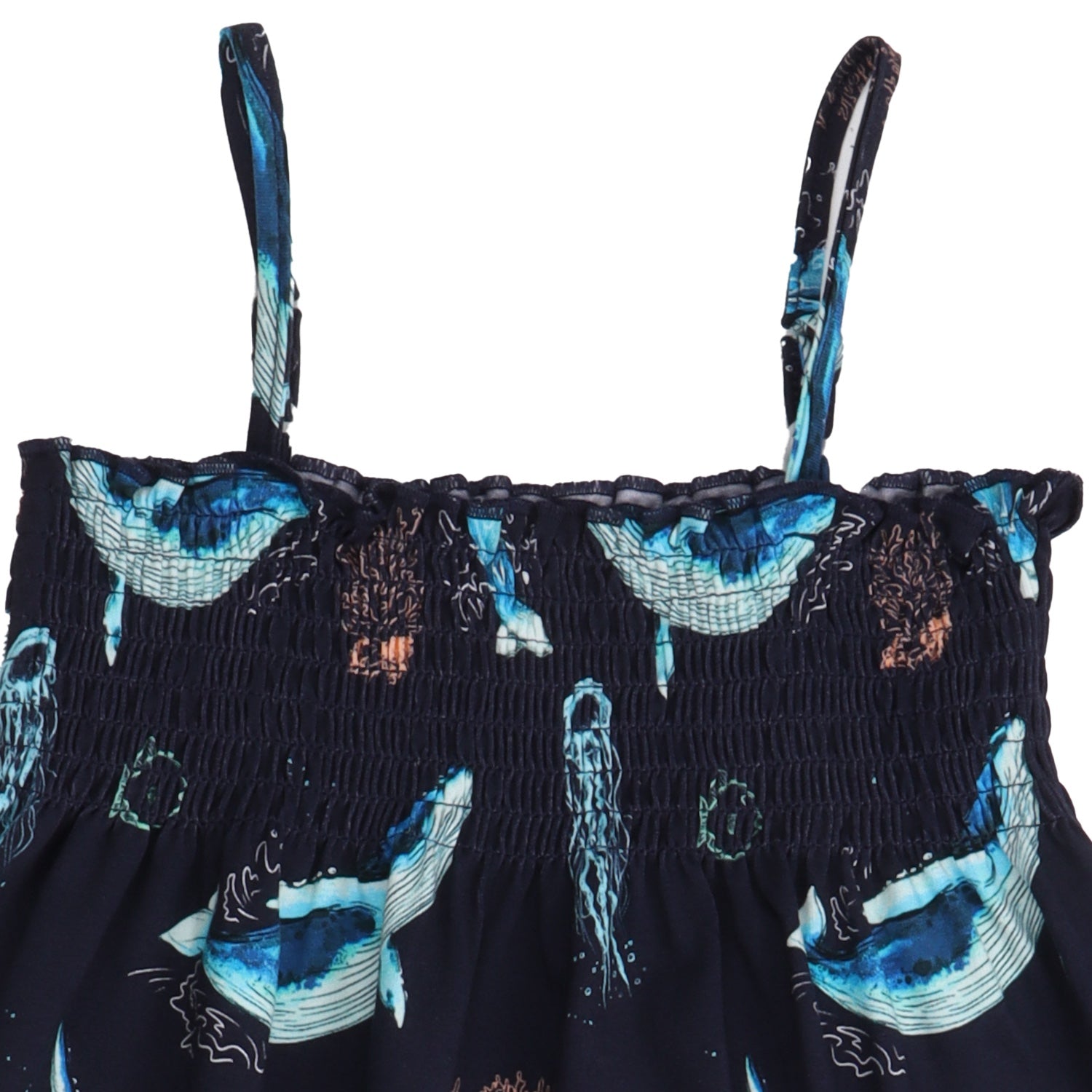 The Dancing Whales-Strap Dress