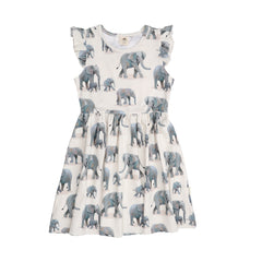 Elephants-Ruffle Dress