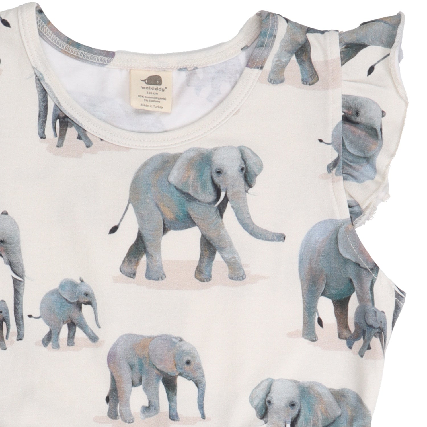 Elephants-Ruffle Dress