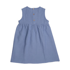 İngiliz Malikanesi Kolsuz Elbise