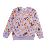 Flowers and Butterflies-Sweatshirt