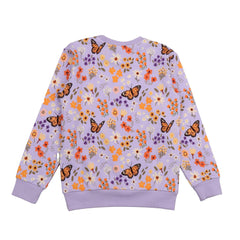 Flowers and Butterflies-Sweatshirt