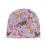 Flowers and Butterflies beanie