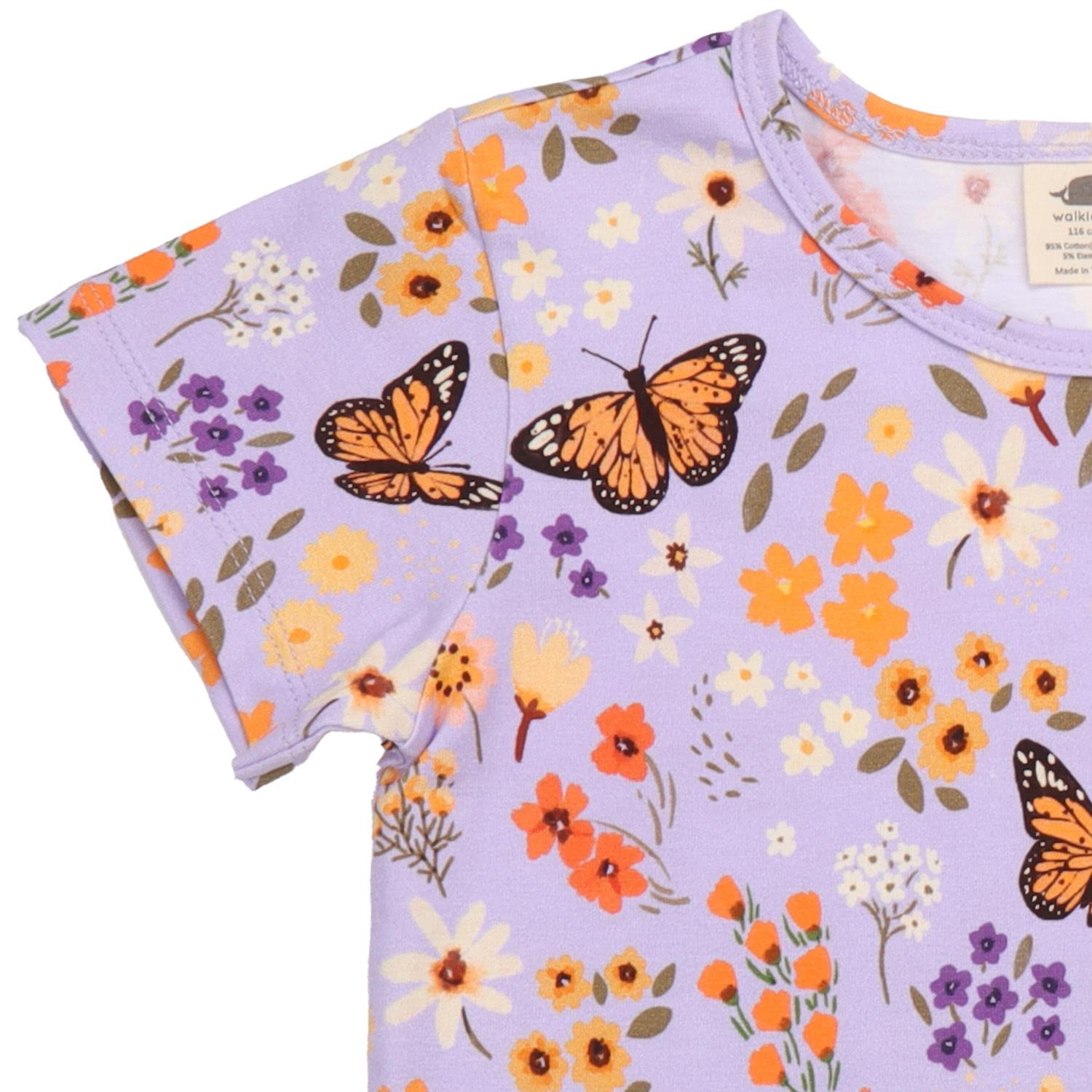 Flowers and Butterflies-T-Shirt