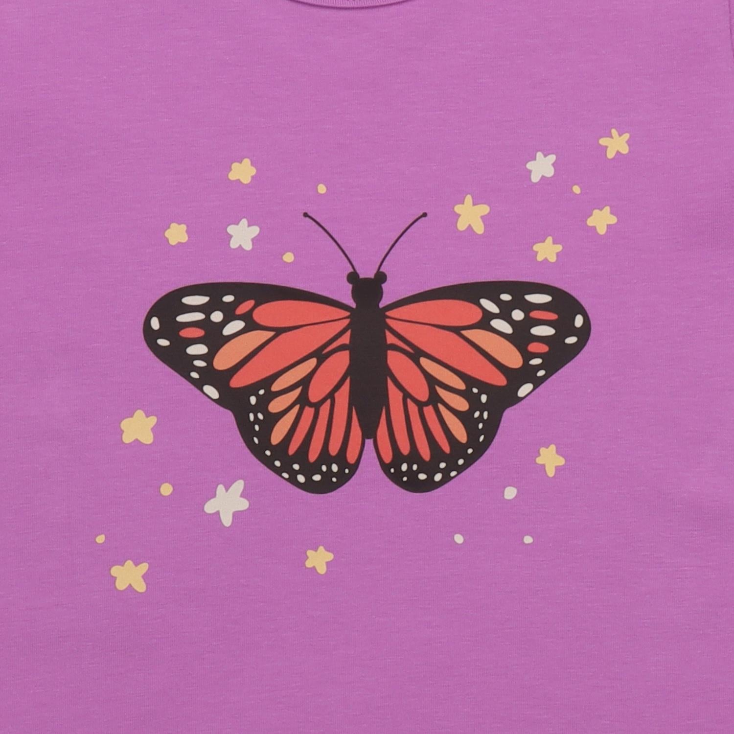 Flowers and Butterflies-T-Shirt