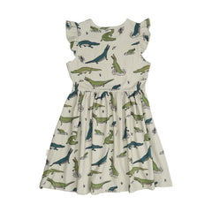 Funny Crocodiles-Ruffle Dress