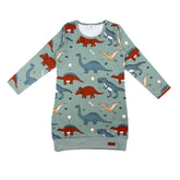 Langarm Kleid aus Baumwolle (Bio)