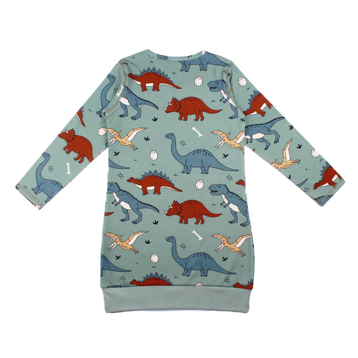 Langarm Kleid aus Baumwolle (Bio)