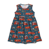 İtfaiyeciler Kolsuz Elbise