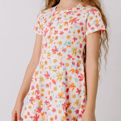 Flower Garden-Flared Dress