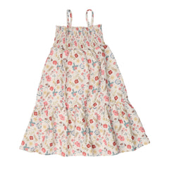 Çiçekler ve Yapraklar - Askılı Elbise