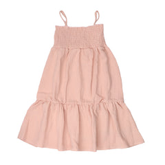 Çiçekler ve Yapraklar - Askılı Elbise